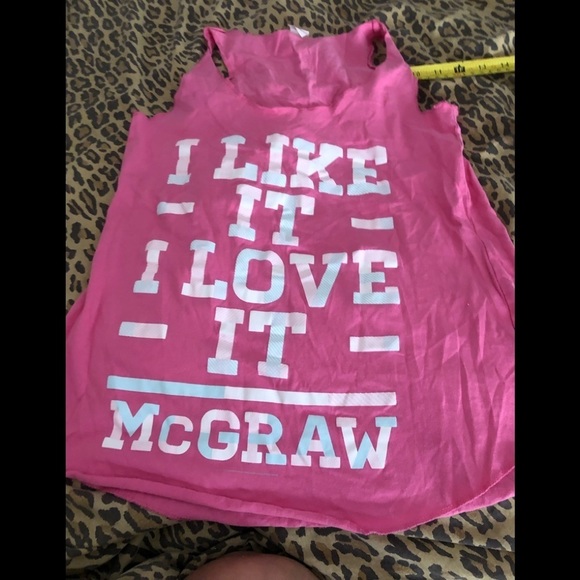 TIM MC GRAW Barbi pink concert tee shirt tank top I LIKE IT - I LOVE IT - - Picture 2 of 8
